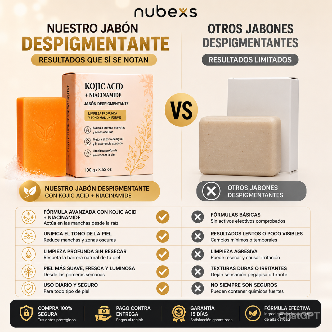 Jabón Despigmentante™ Piel Más Luminosa y Uniforme