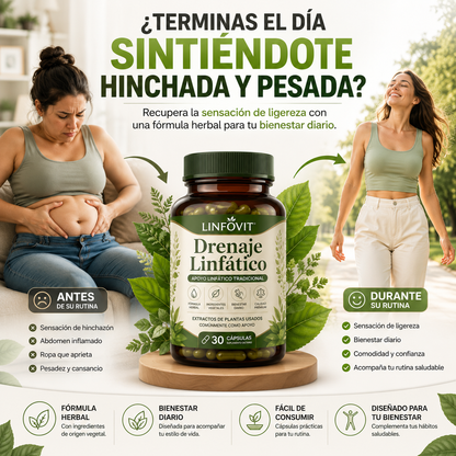 Vuelve a sentirte ligera cada día | Drenaje Linfático Premium™