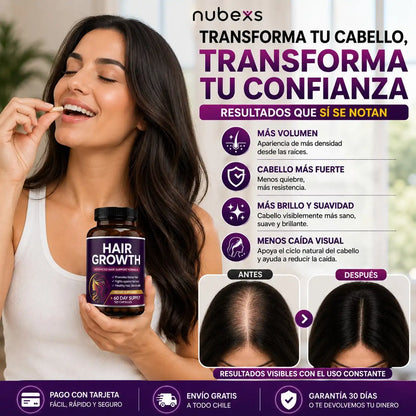 Hair Growth Nubexs™ Más cabello. Más confianza.
