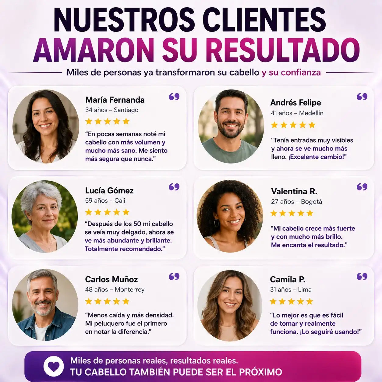Hair Growth Nubexs™ Más cabello. Más confianza.