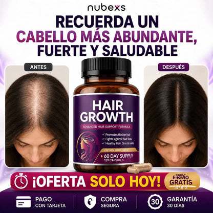 Hair Growth Nubexs™ Más cabello. Más confianza.