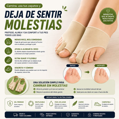 Vuelve a caminar con comodidad Calcetín Corrector de Juanetes™